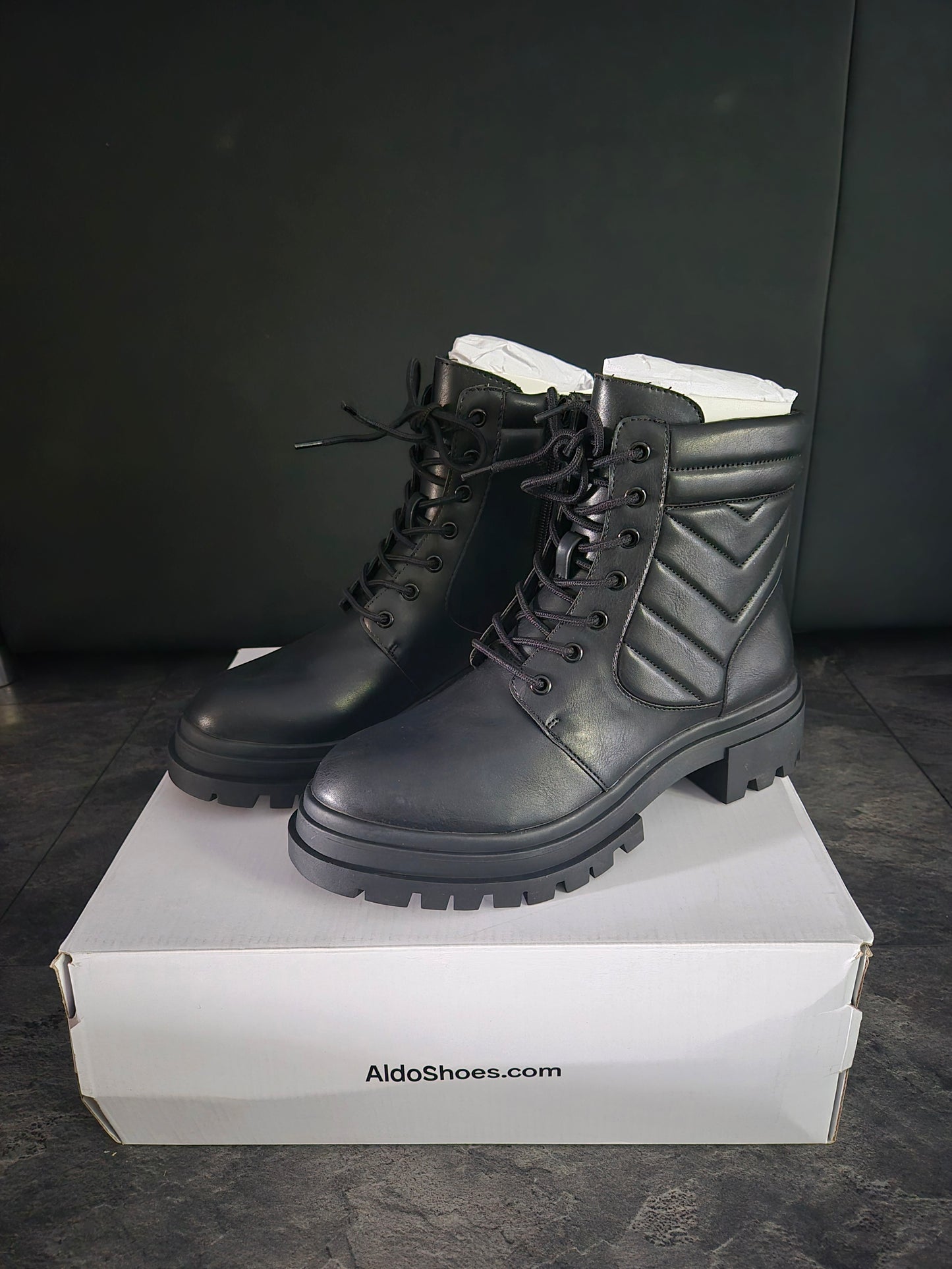 ALDO Lolita Schnürstiefeletten schwarz Gr. 39