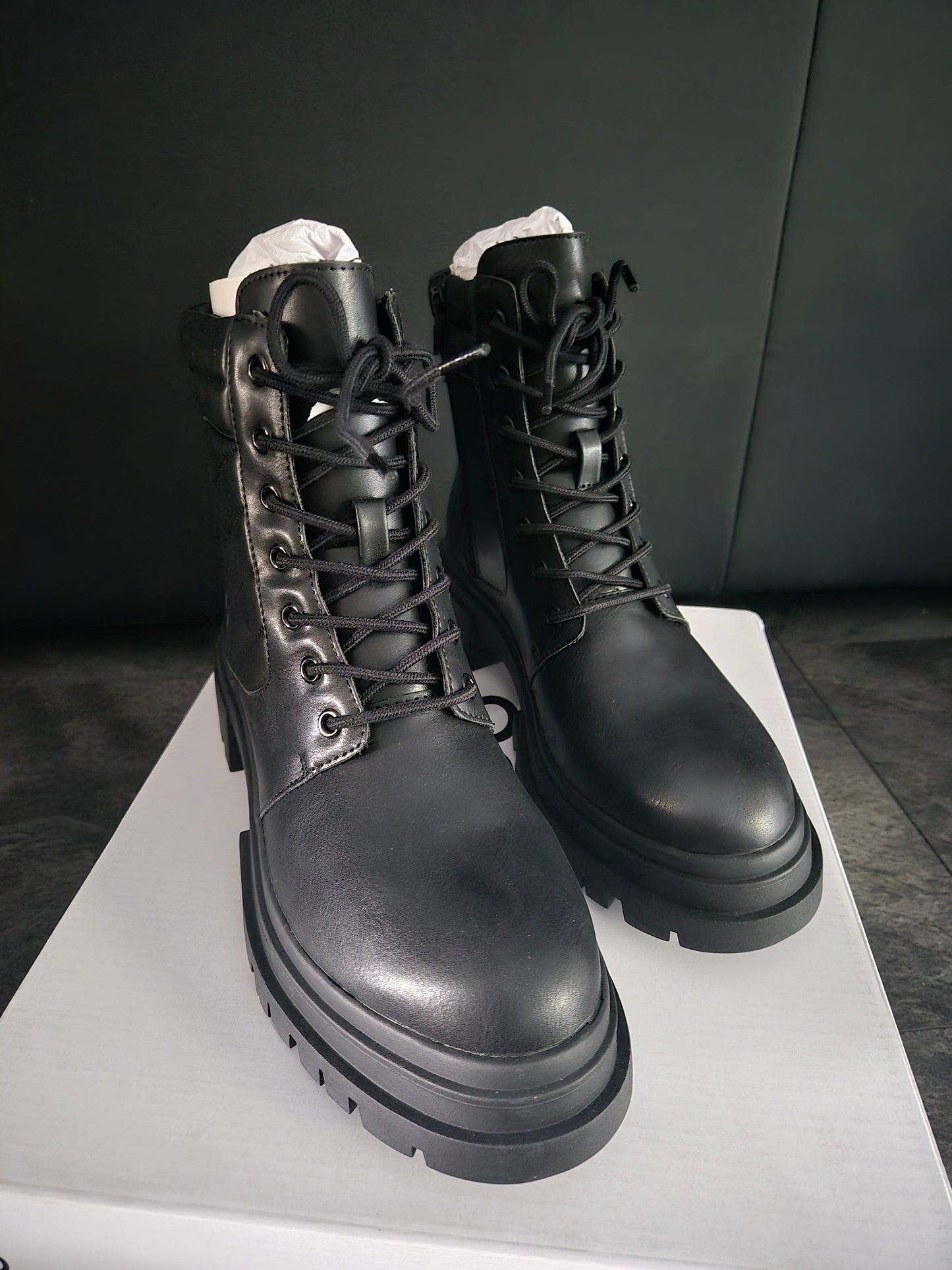 ALDO Lolita Schnürstiefeletten schwarz Gr. 39