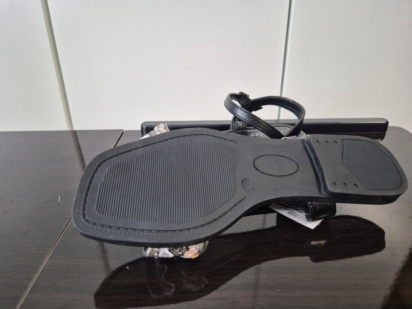 ANISTON SHOES Riemchen Sandale schwarz Gr. 38
