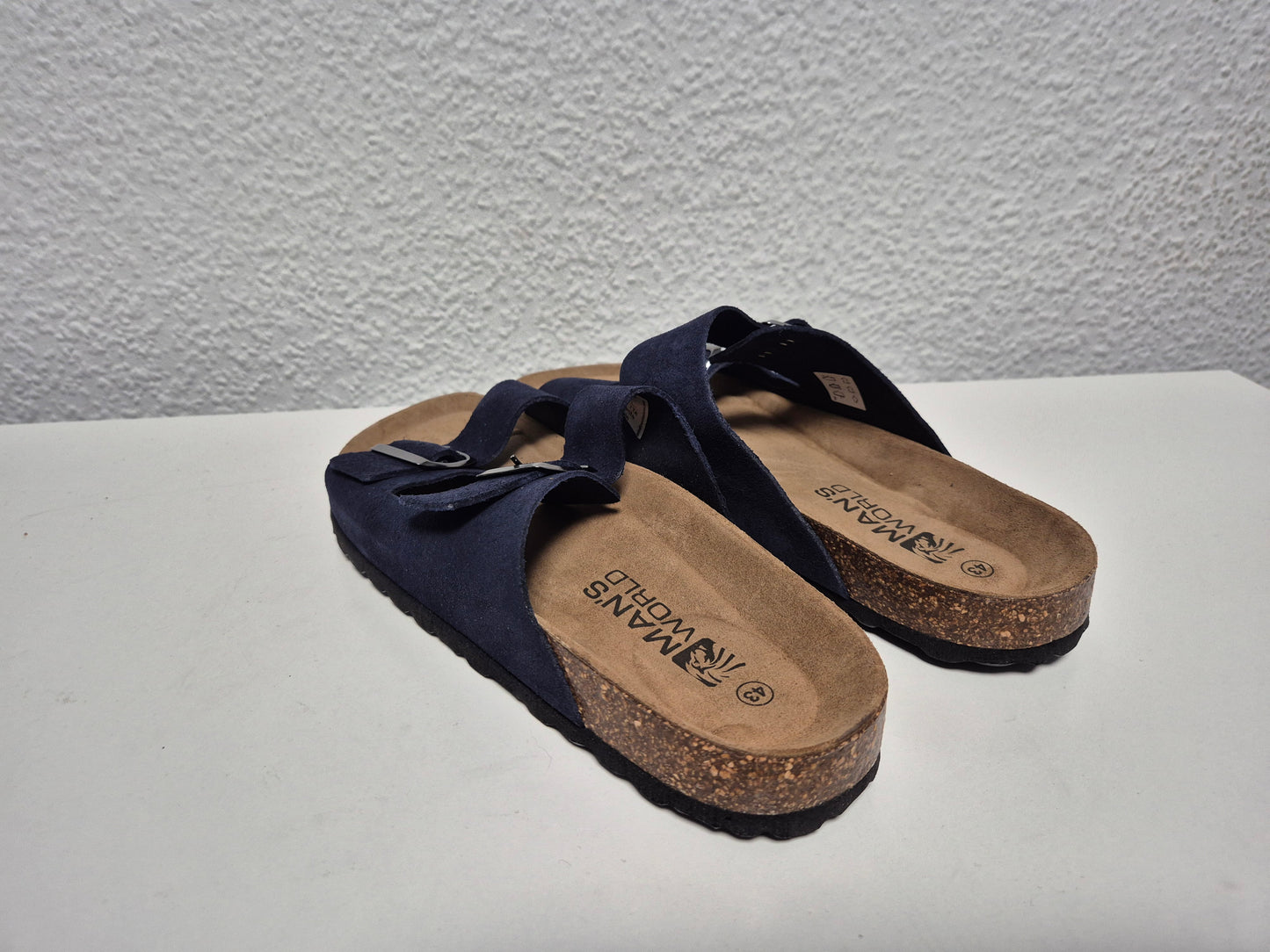 MAN'S WORLD Pantolette, navy, Gr. 43