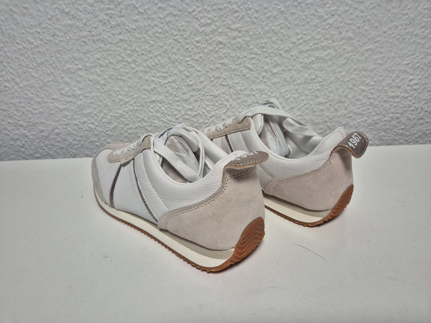TAMARIS Sneaker, weiß-beige, Gr. 38