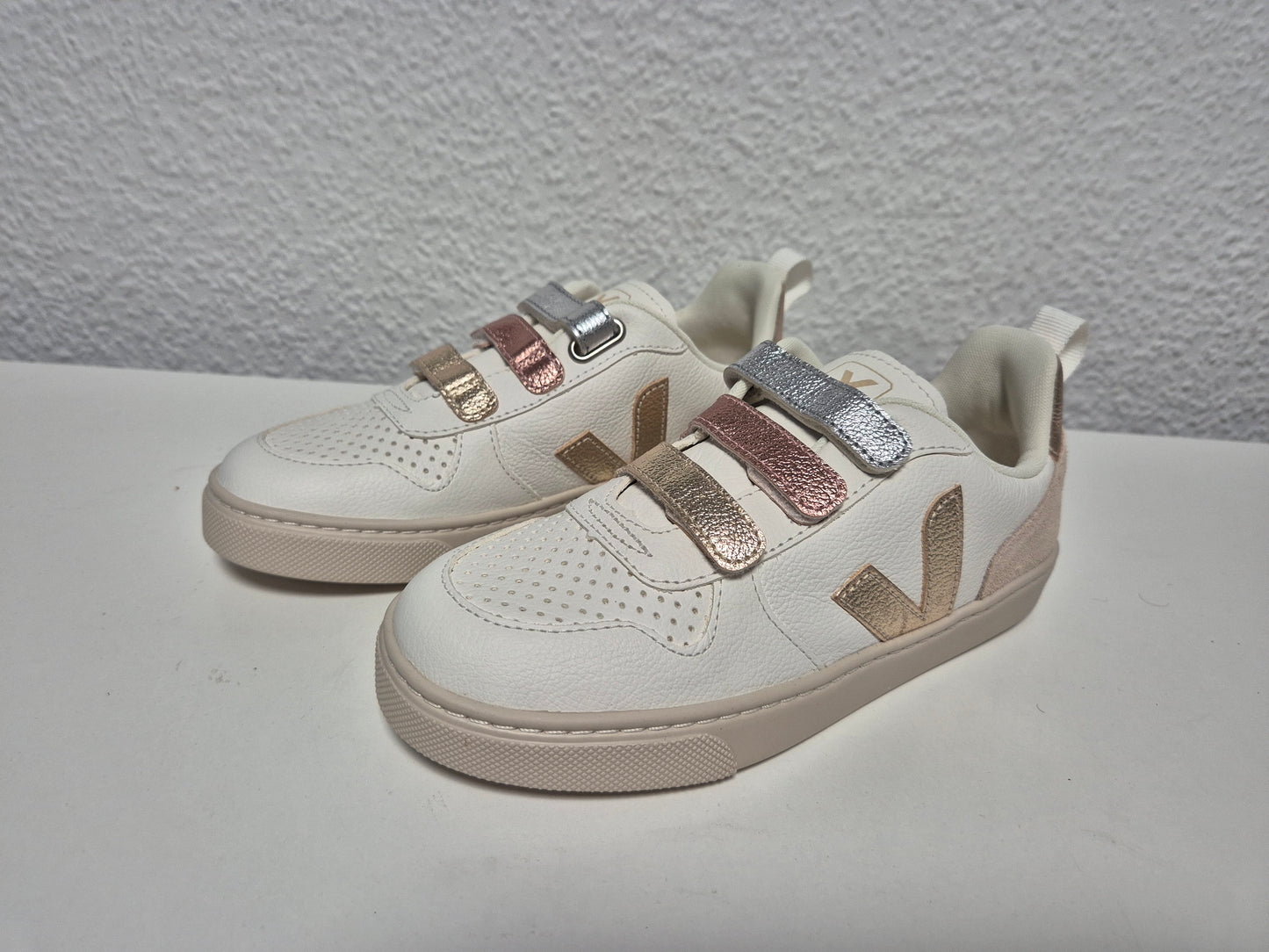 VEJA SMALL V-10 LACES Sneaker Schnürschuh, Court Sneaker Gr. 35