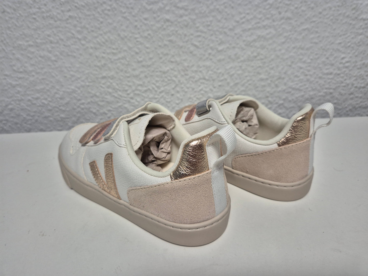 VEJA SMALL V-10 LACES Sneaker Schnürschuh, Court Sneaker Gr. 35