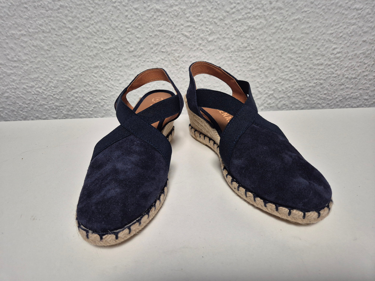 VERBENAS Milena Serraje Keilsandalette, schwarz, Gr. 35