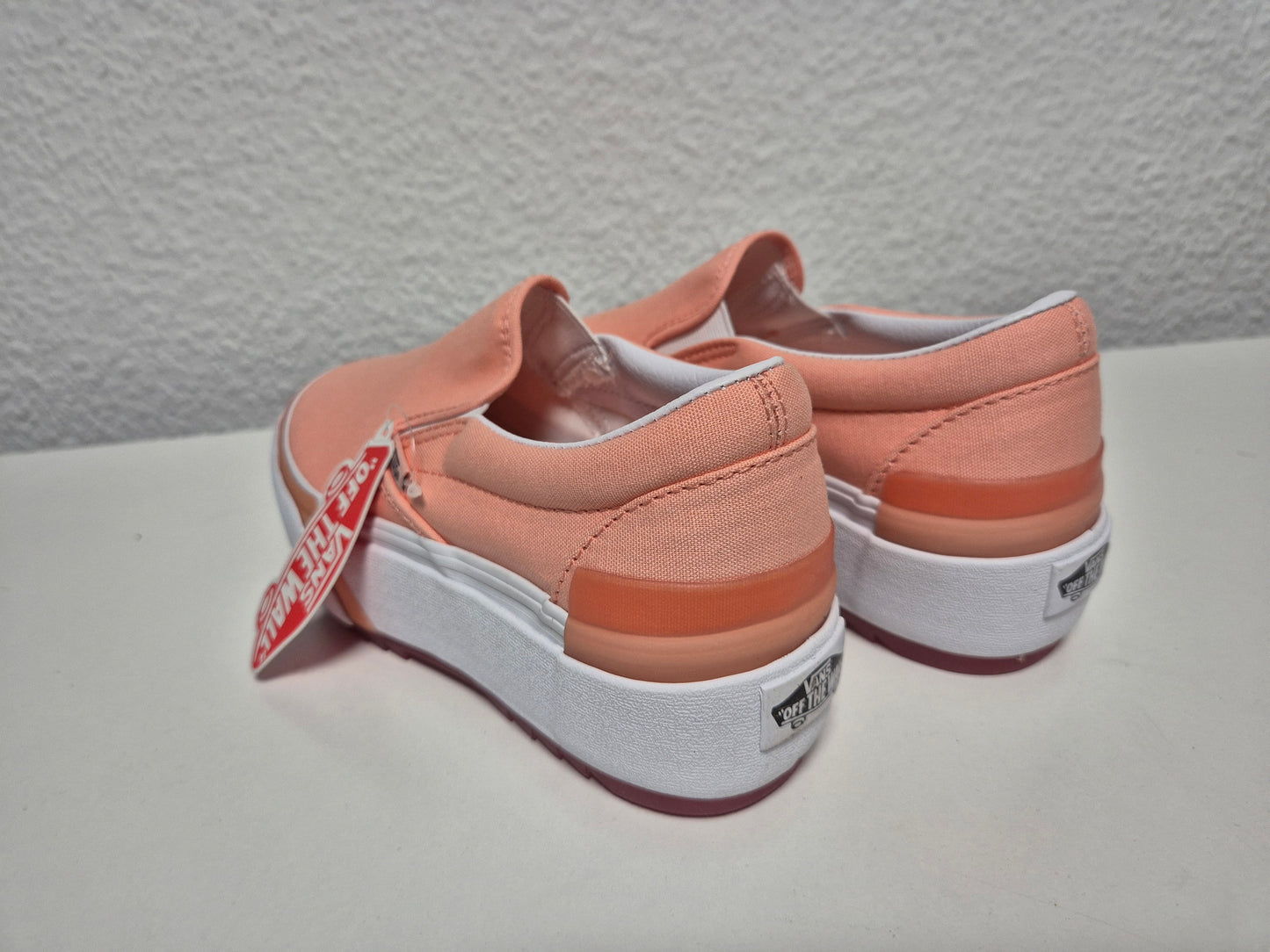 VANS Damen Classic Slip-On S Slipper, Rosa-Lachs, Gr. 38