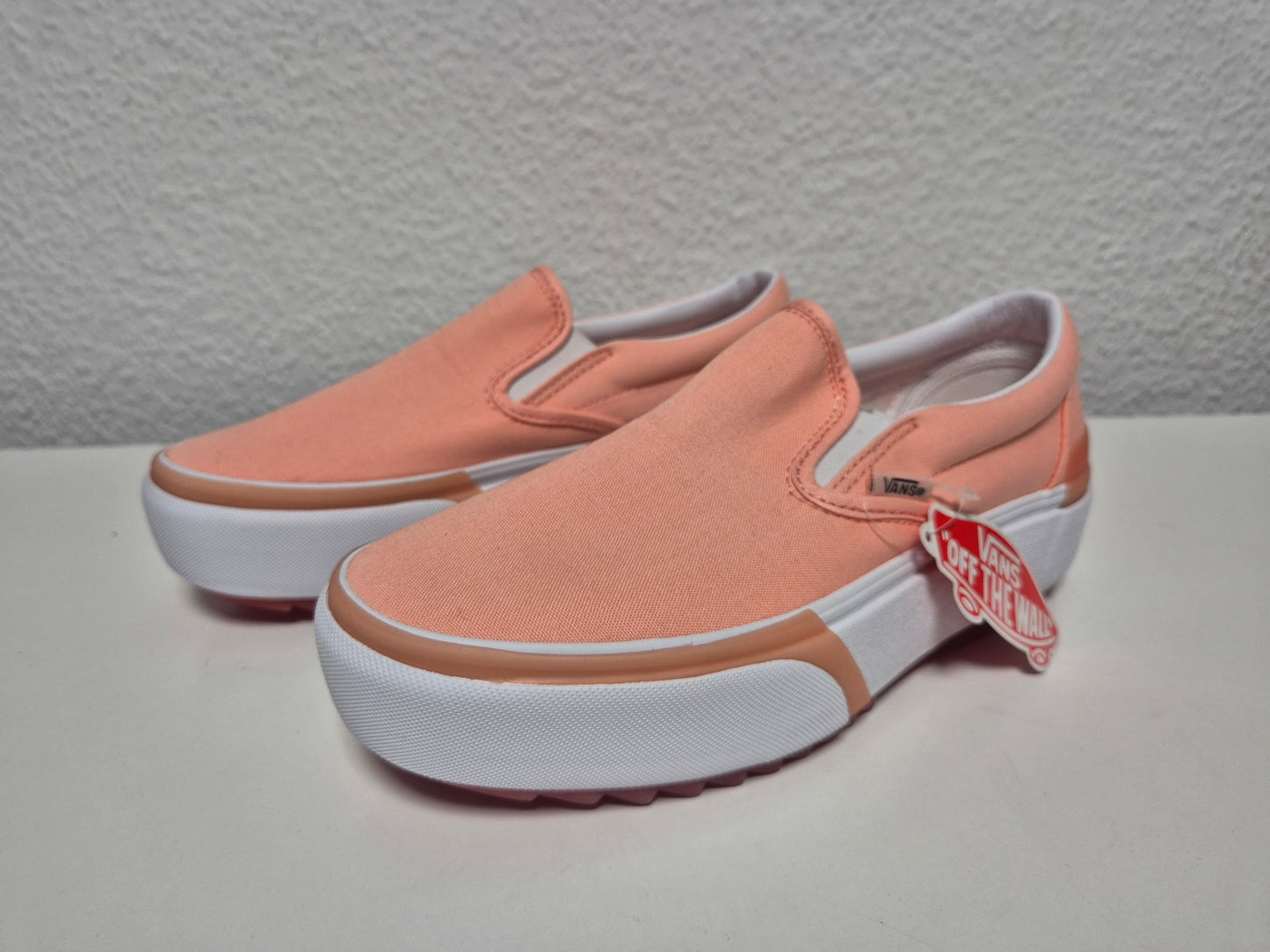 VANS Damen Classic Slip-On S Slipper, Rosa-Lachs, Gr. 40