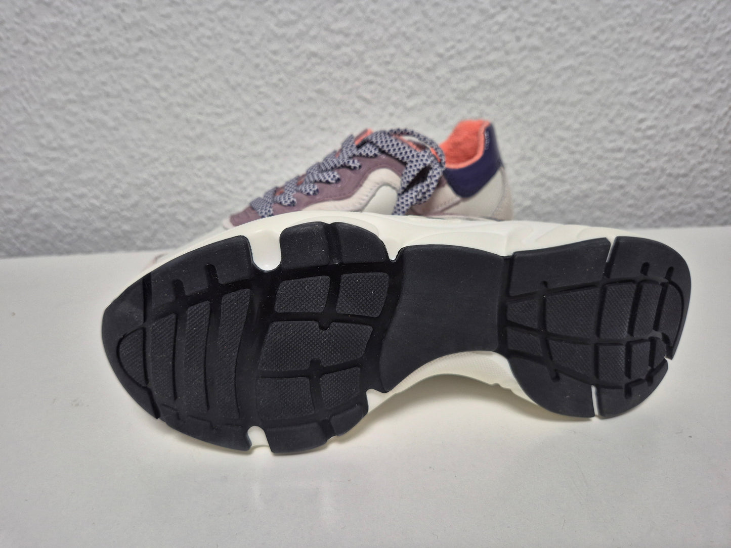 HUB Sneaker Rock L59 Terry weiß violett schwarz, Gr. 38