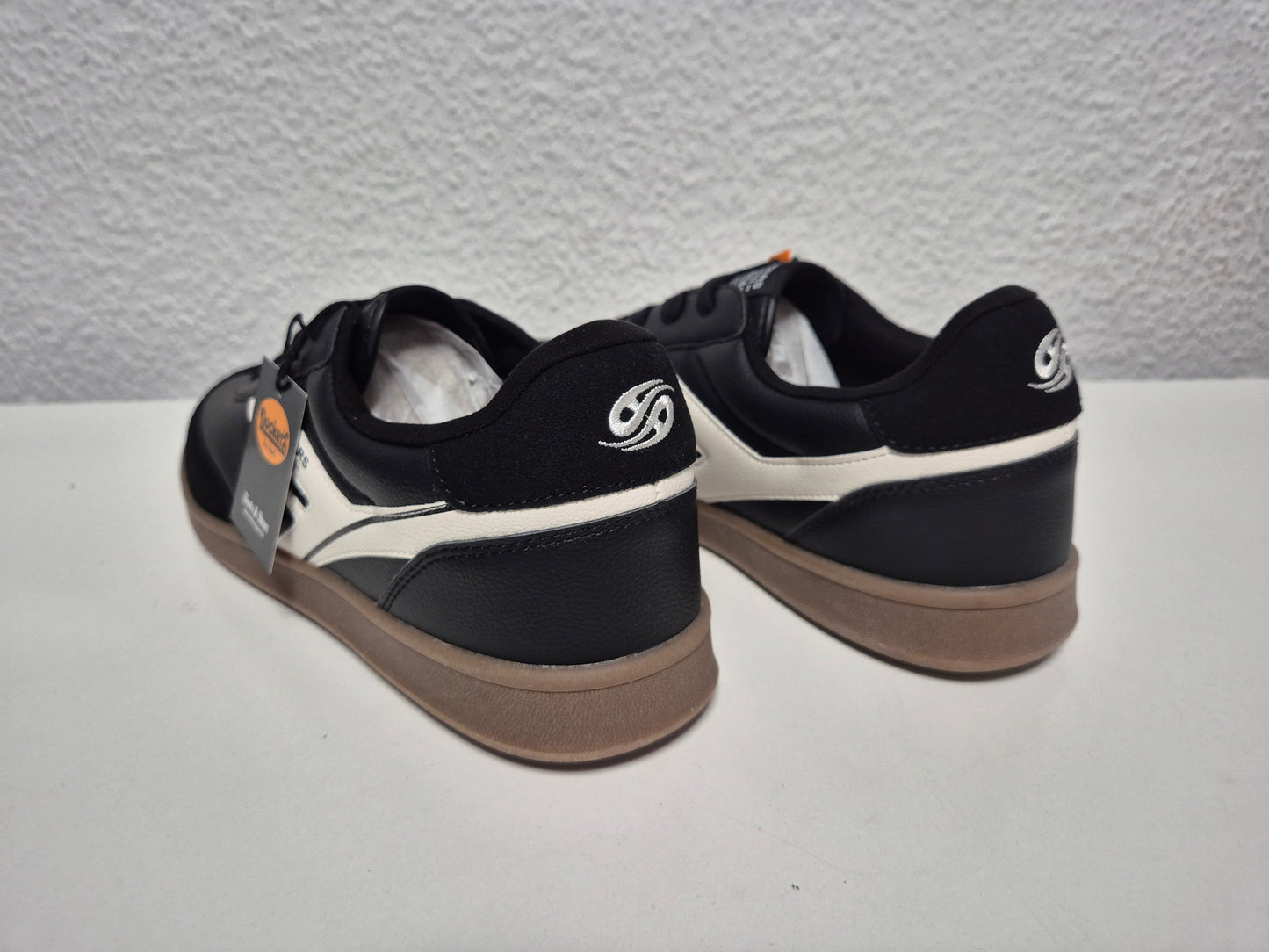 DOCKERS by Gerli Retro Sneaker, Halbschuh, schwarz, Gr. 44