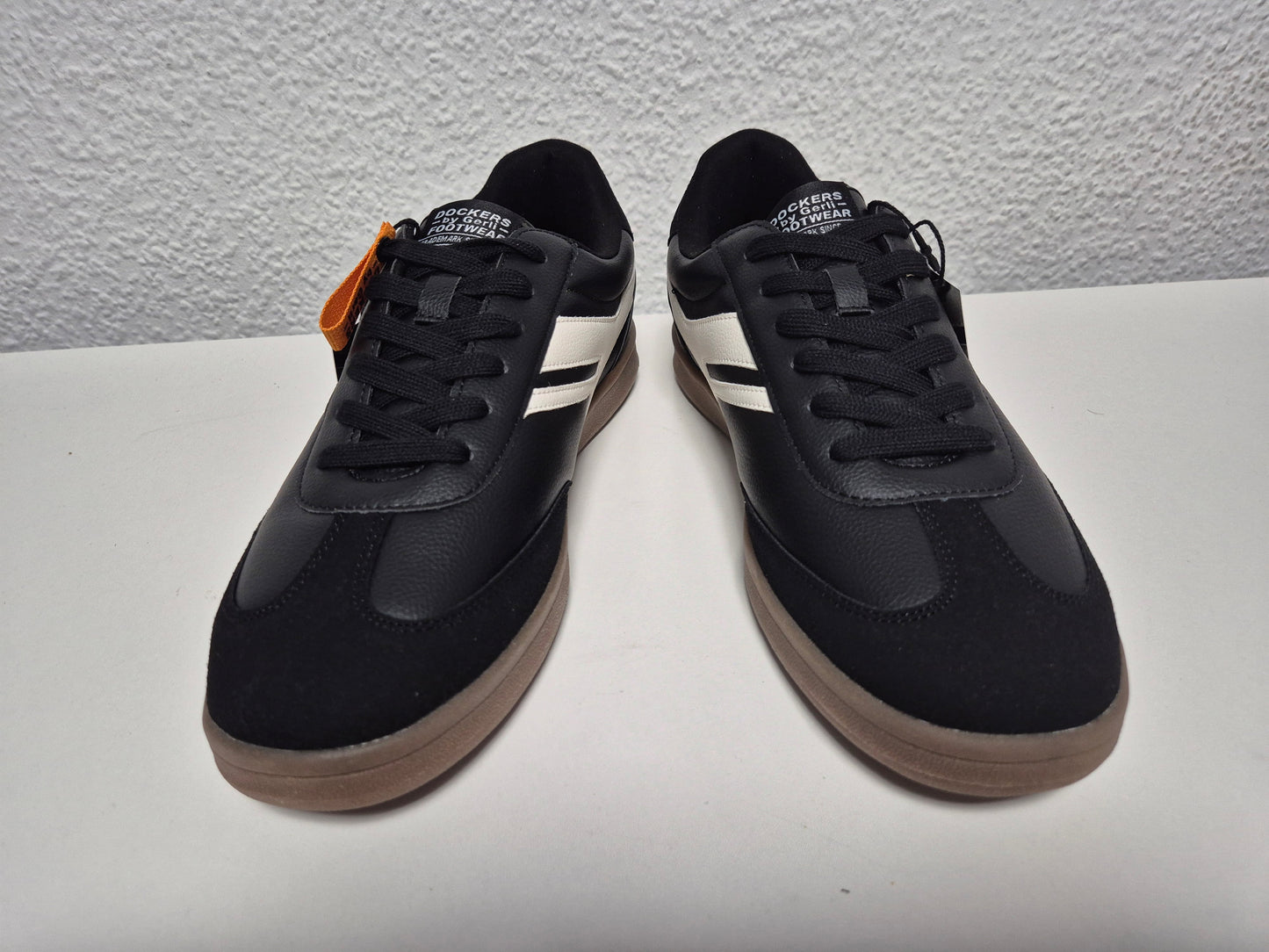 DOCKERS by Gerli Retro Sneaker, Halbschuh, schwarz, Gr. 44
