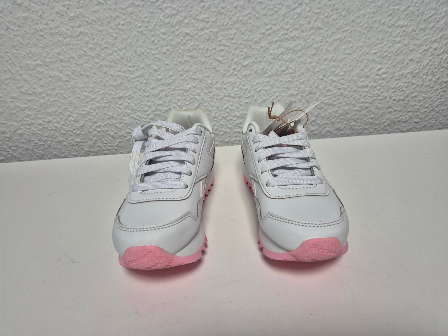 REEBOK Classic Royal CL Jog Platform Sneaker, weiß-rosa, Gr. 31