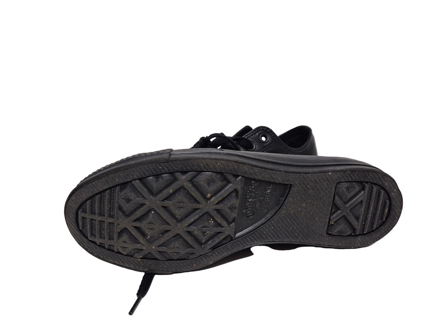 Converse Taylor Basic Leather Ox Monocrome Sneaker, schwarz, Gr. 37,5