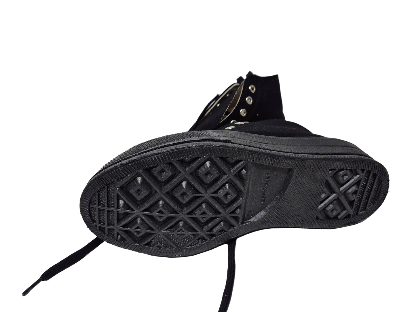 Heine Sneaker Schnürer aus Textil, schwarz, Gr. 38