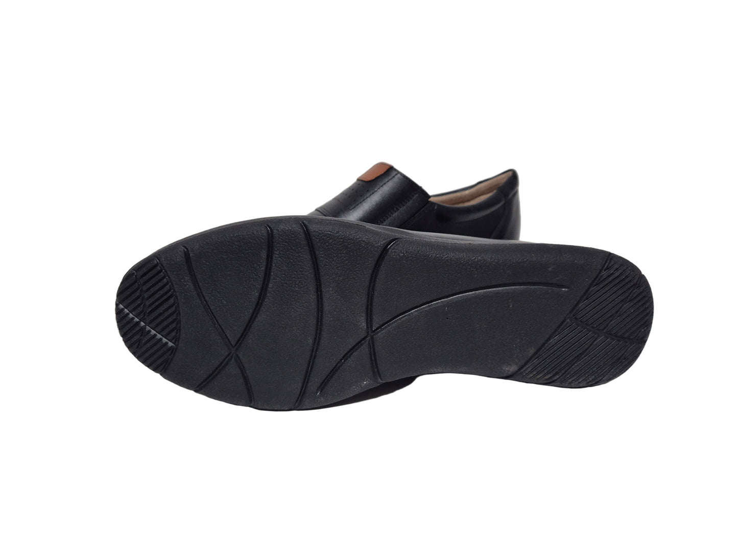 Caprice Slipper Halbschuh Leder, schwarz, Gr. 41