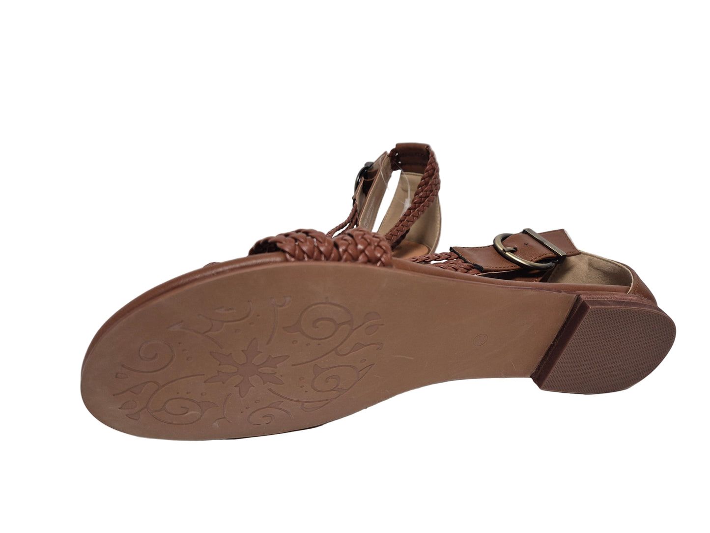 Heine Sandale Dornschließe braun Gr. 42