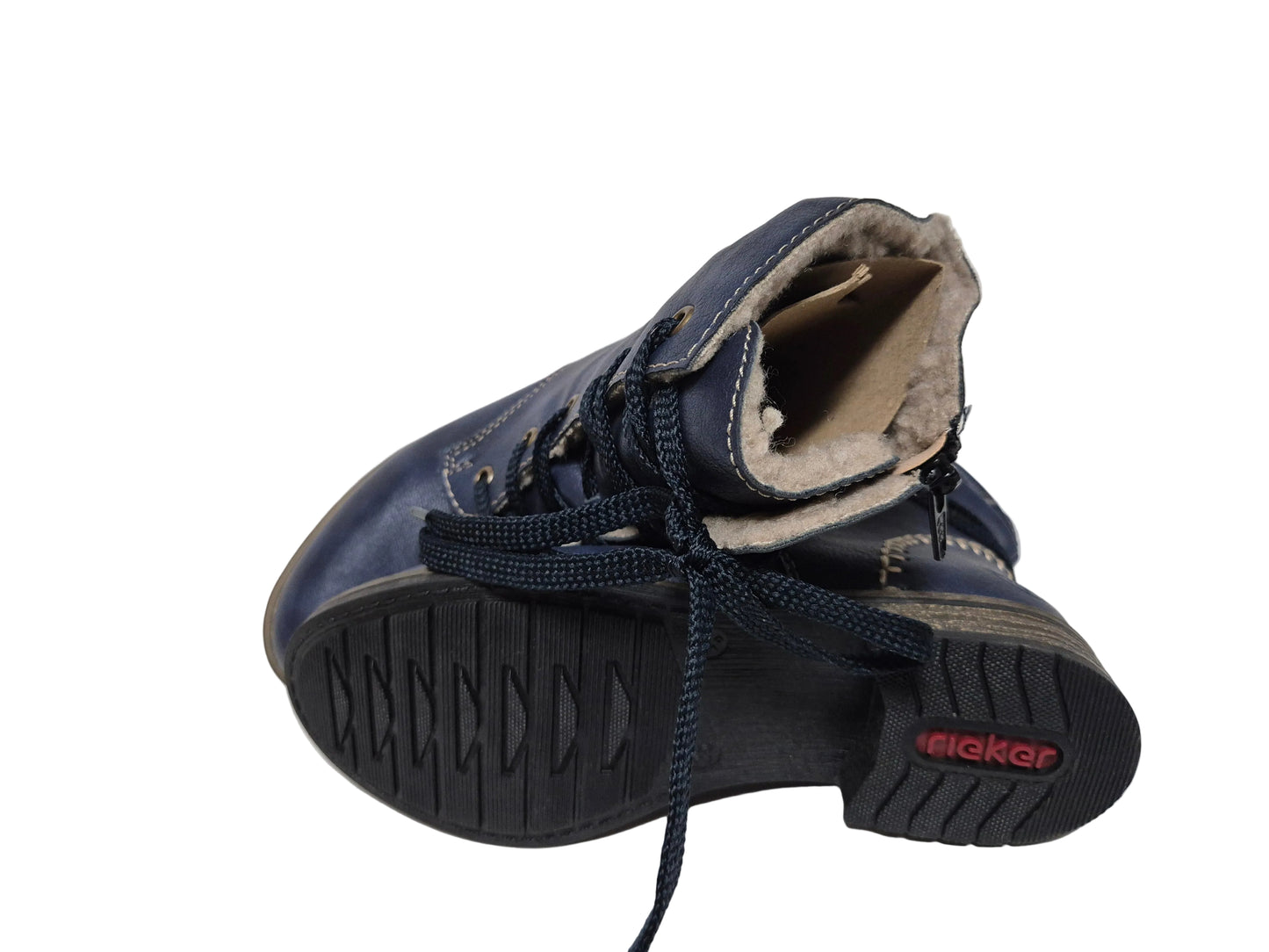 Rieker Winterstiefelette Biker Boots, blau, Gr. 36
