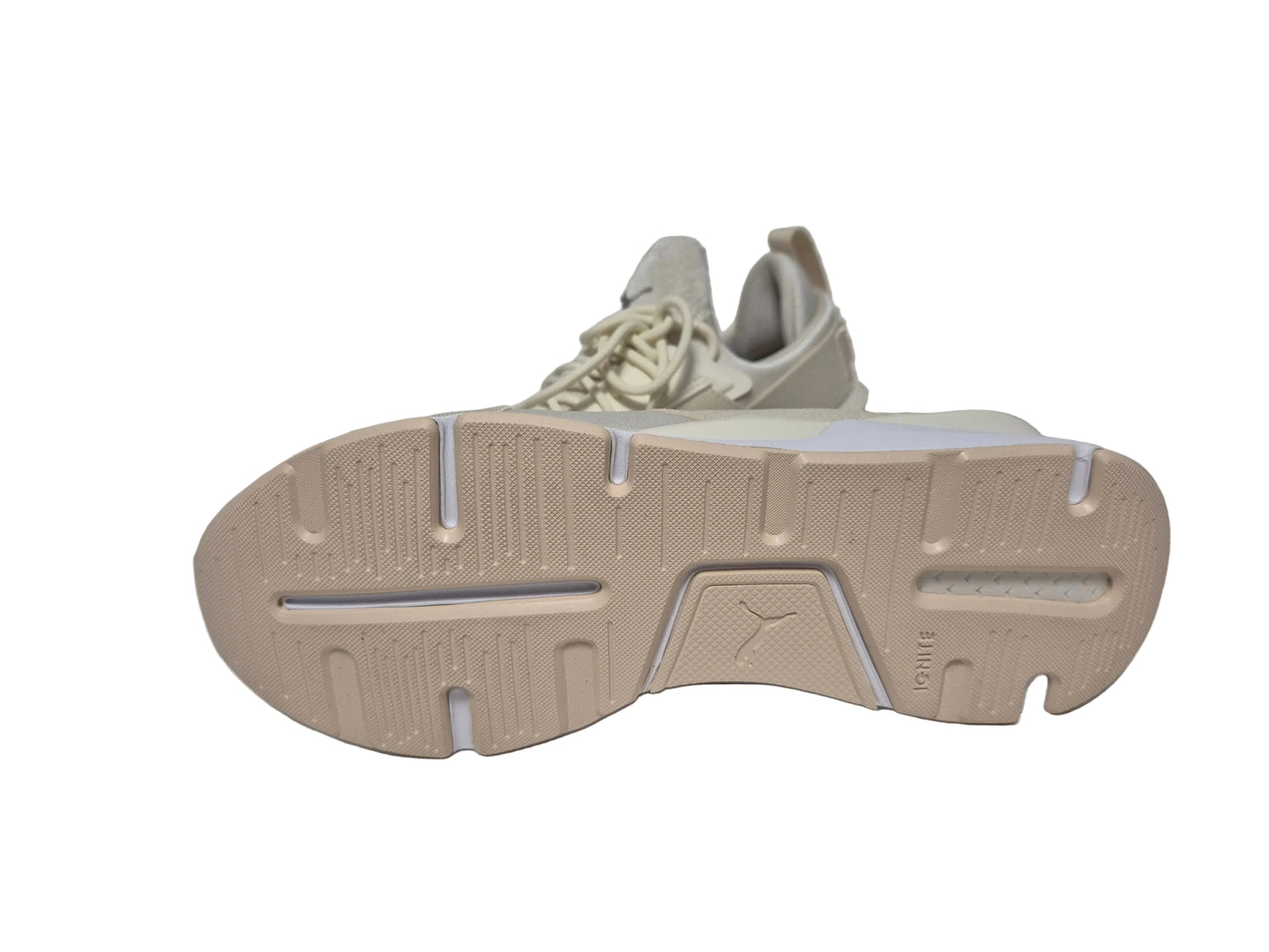Puma Muse Satin II Wn's Sneaker, beige-weiß, Gr. 38,5
