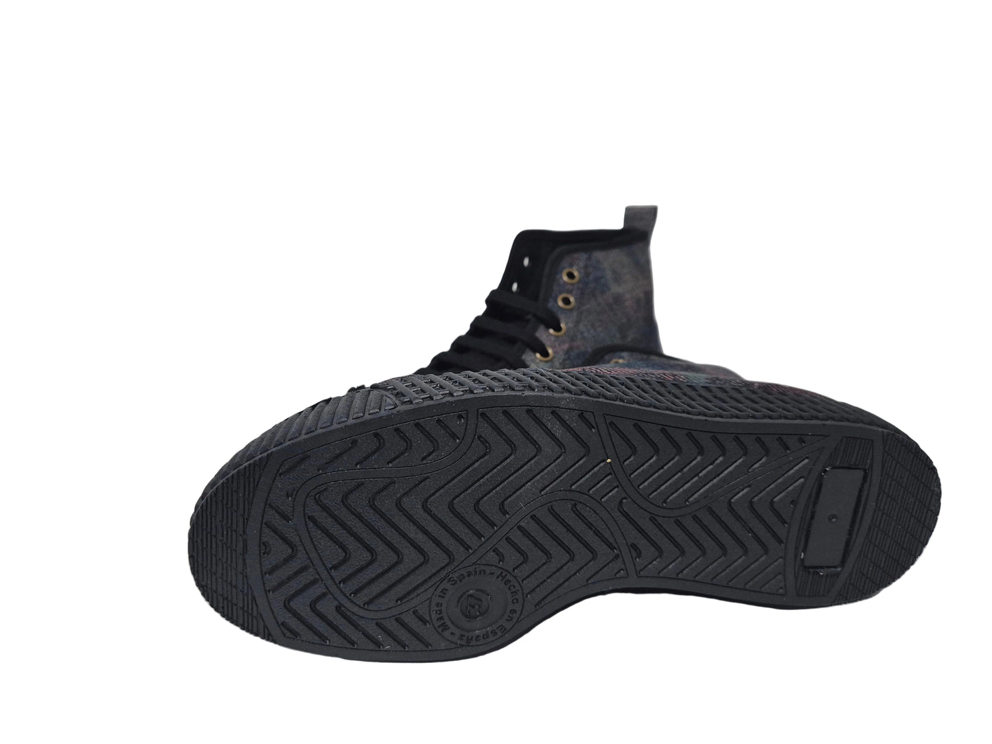 Heine Sneaker Schnürschuh, blau schwarz, Gr. 37