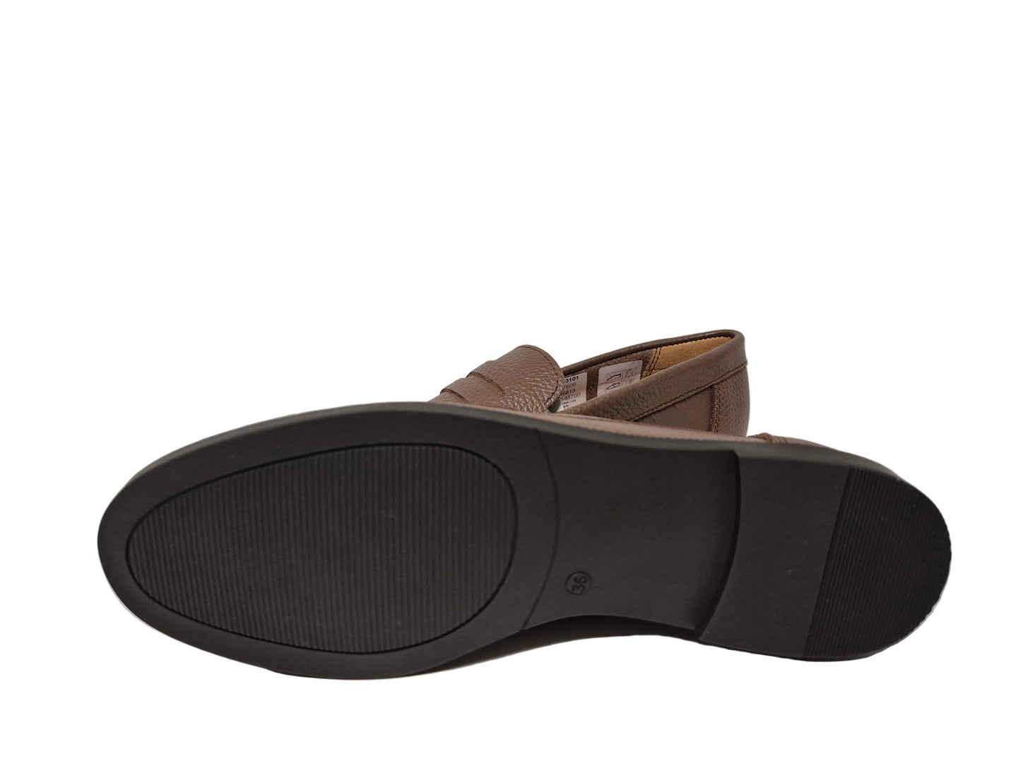 Heine Halbschuhe Schlupfschuhe Slipper, taupe, Gr. 36