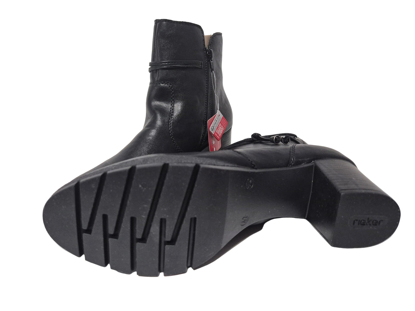 Rieker Stiefelette Businessstiefelette, schwarz, Gr. 42