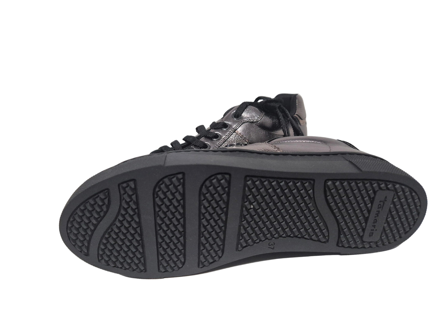 NEU! Tamaris Sneaker, pewter silber, Gr. 37
