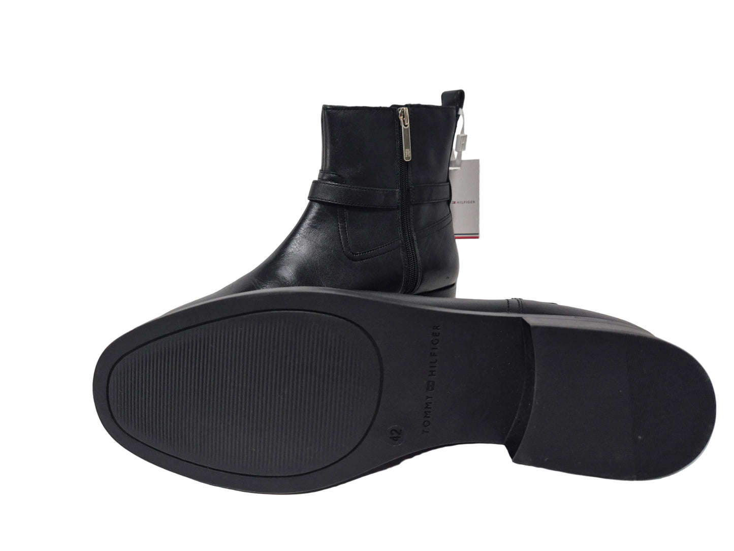 Tommy Hilfiger TH Buckle Riding Stiefelette, schwarz, Gr. 42