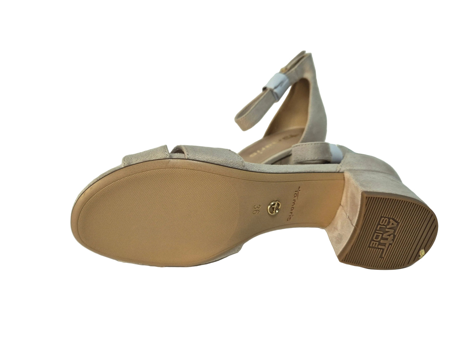 Tamaris Riemensandalen, beige, Gr. 36