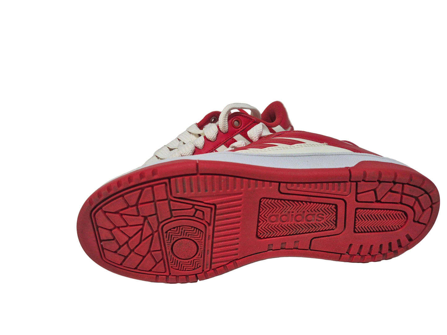 RETOURE! Adidas Rapid Court Low Sneaker, rot weiß, Gr. 36