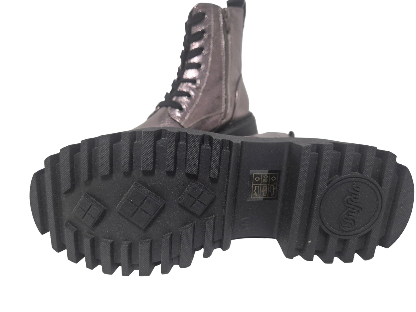 NEU! Buffalo Aspen Schnürstiefelette, pewter black, Gr. 37