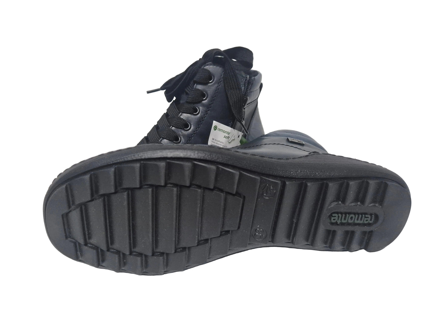 NEU! Remonte Schnürstiefelette, blau, Gr. 38