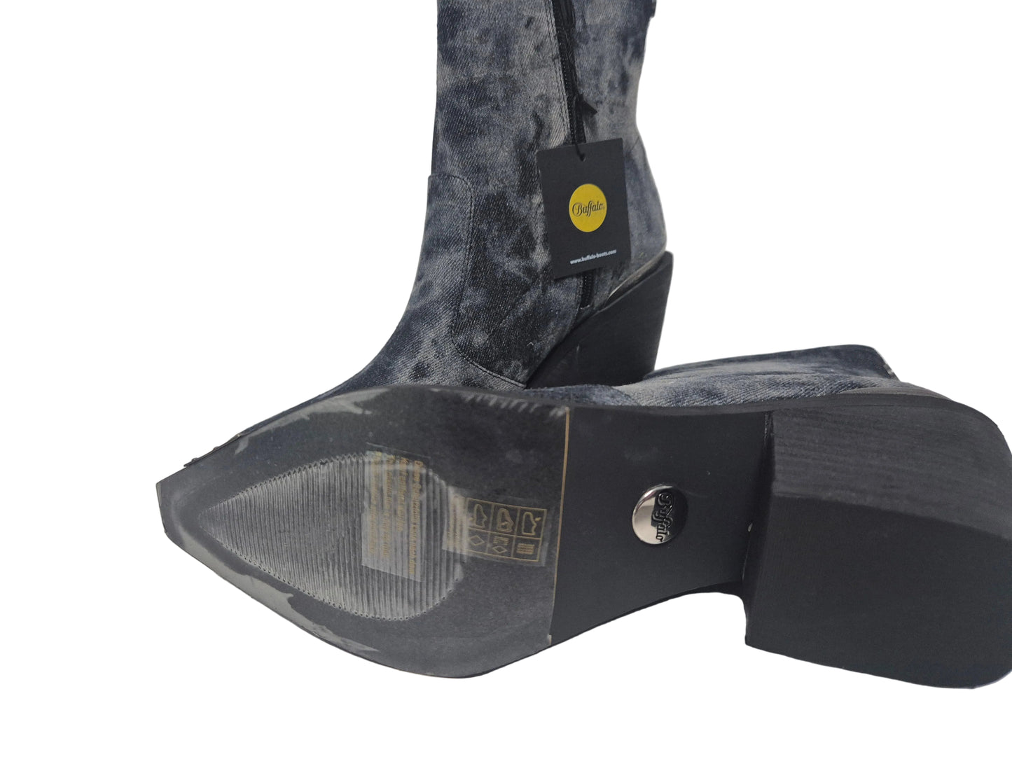 NEU! Buffalo Wetern Stiefelette, schwarz grau, Gr. 40