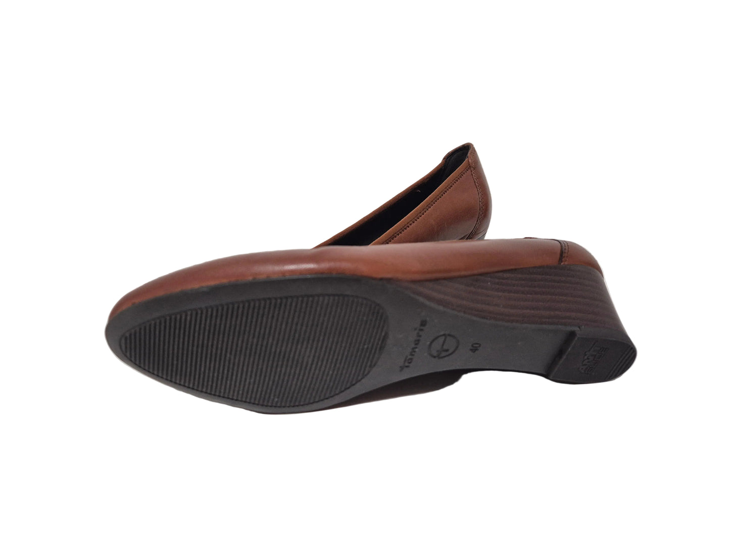 NEU! Tamaris Pumps Keilabsatz Halbschuhe, braun, Gr. 40