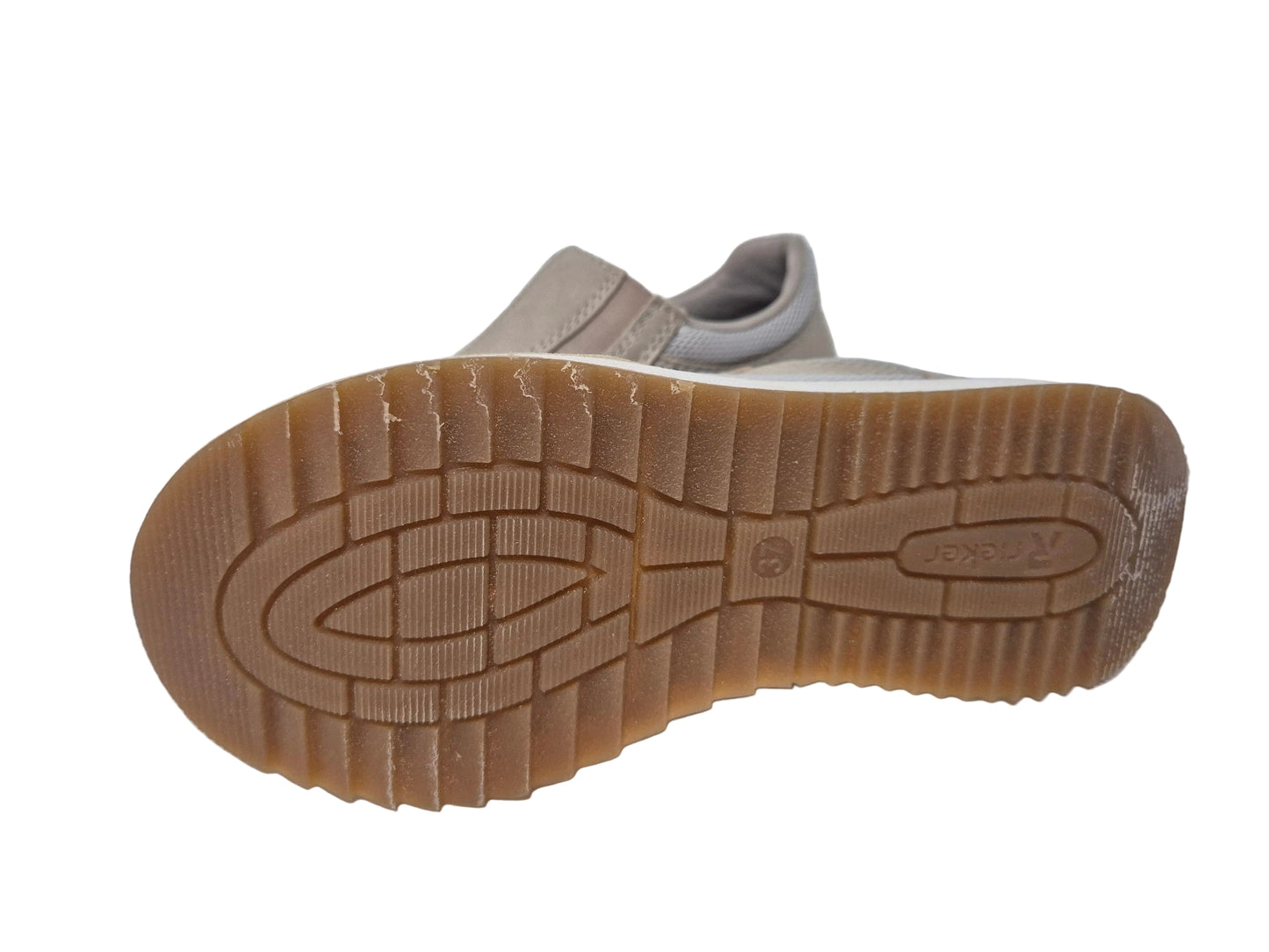 NEU! Rieker Slipper Slip on Sneaker, beige, Gr. 37