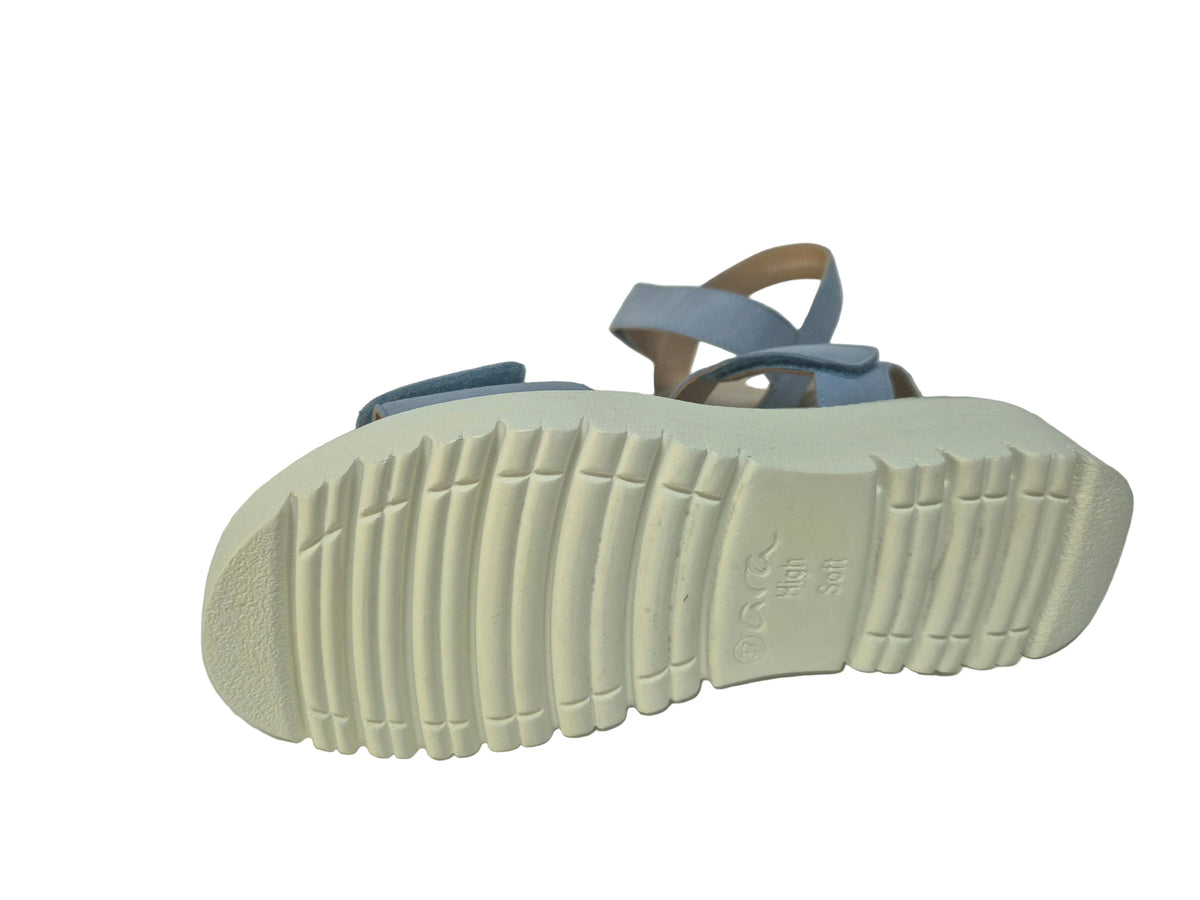 Ara Zürich Keilsandalette, hellblau, Gr. 37