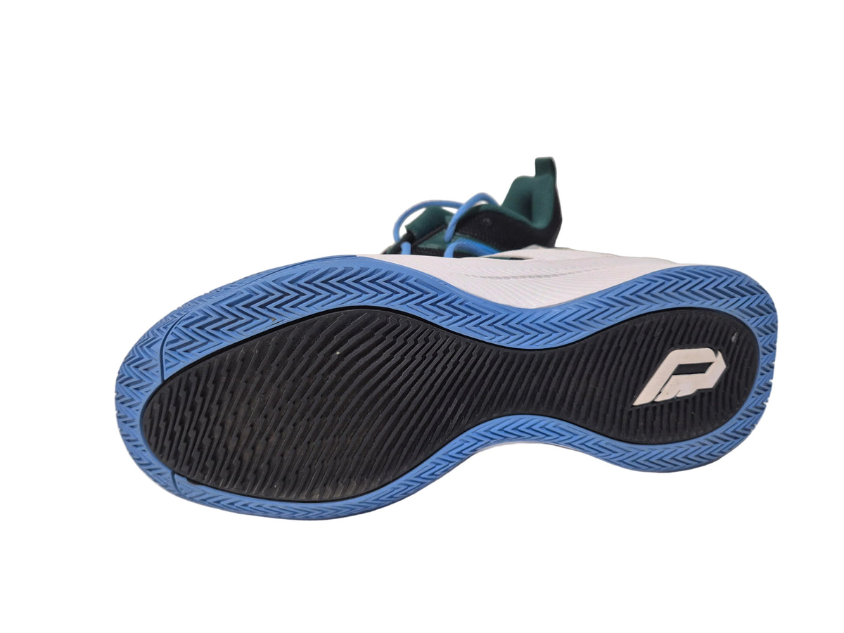 Adidas Dame Certified 3 Basketballschuh Sneaker, weiß-blau, Gr. 42