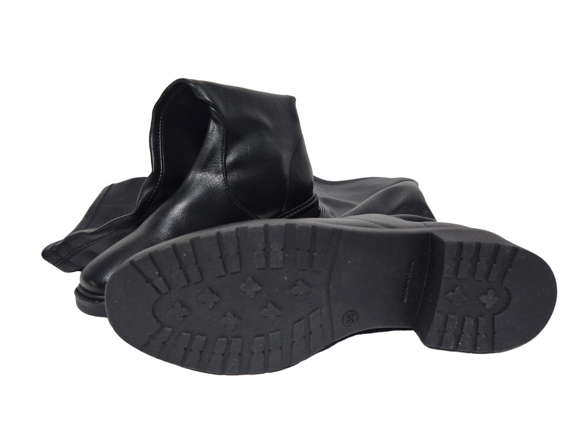 Heine Stiefel in Nappa-Optik, schwarz, Gr. 35