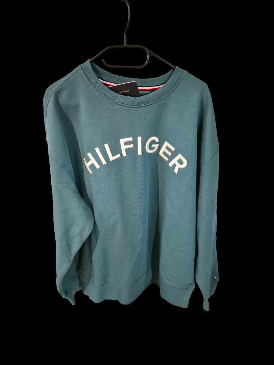 Tommy Hilfiger Sweatshirt smaragdgrün Gr. L