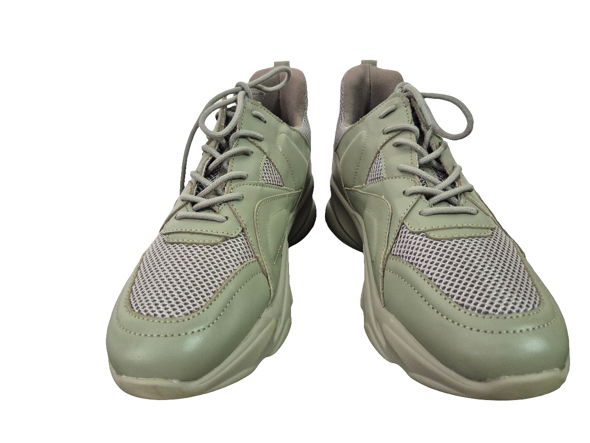 STEVE MADDEN Movement Leder Sneaker olive Gr. 42