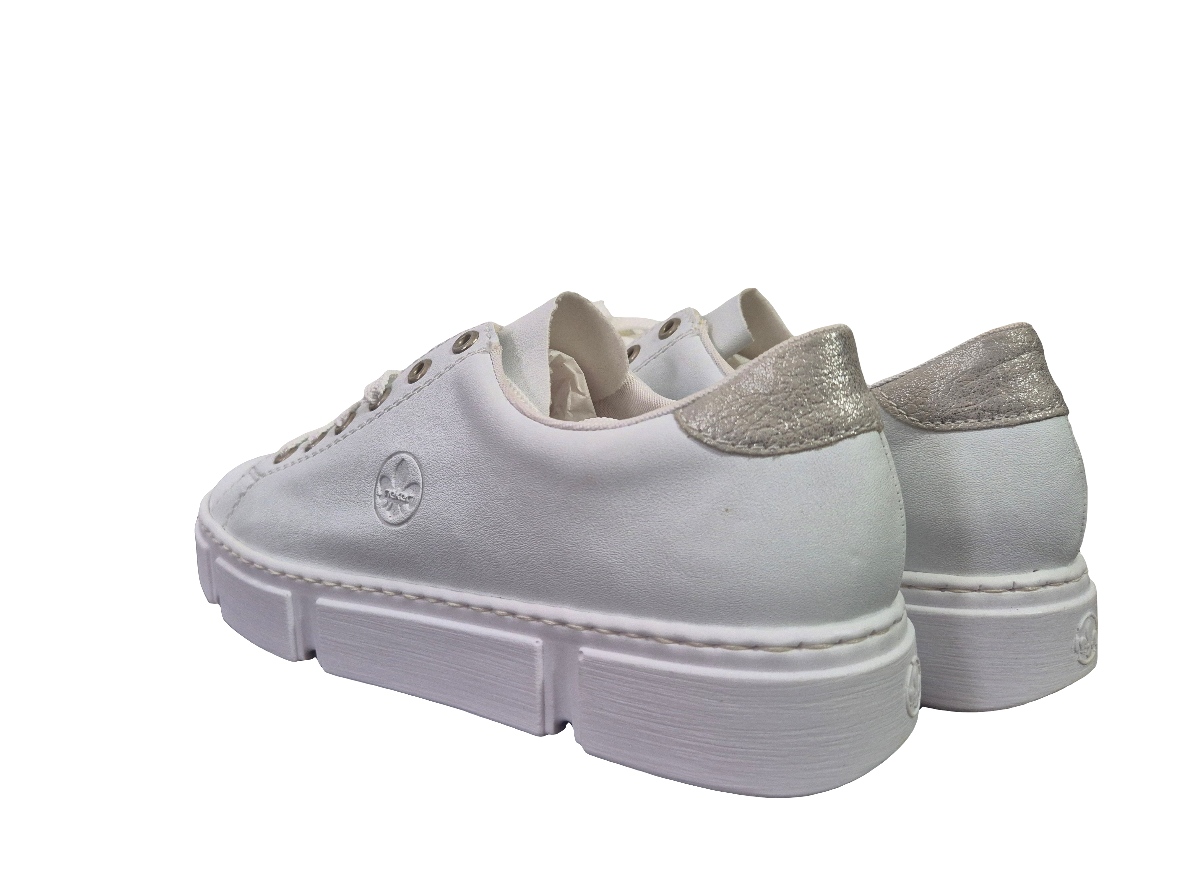 RIEKER Plateausneaker weiß Gr. 42