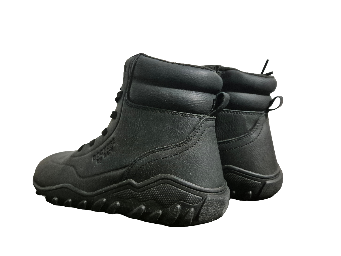 Dockers by Gerli Schnürboots Barfußschuh High Top schwarz Gr. 37