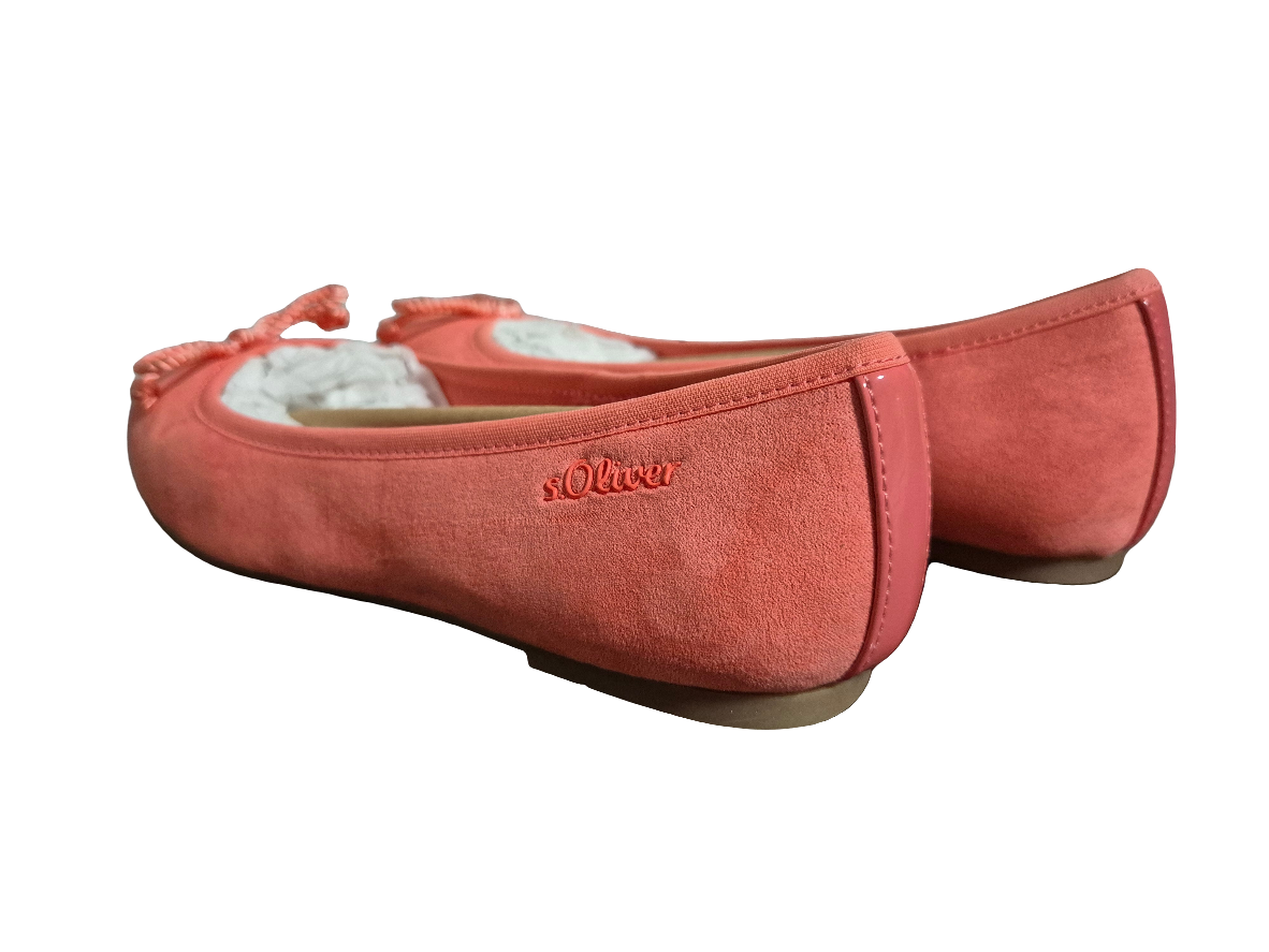 s.Oliver Ballerinas korallenfarbe Gr. 37