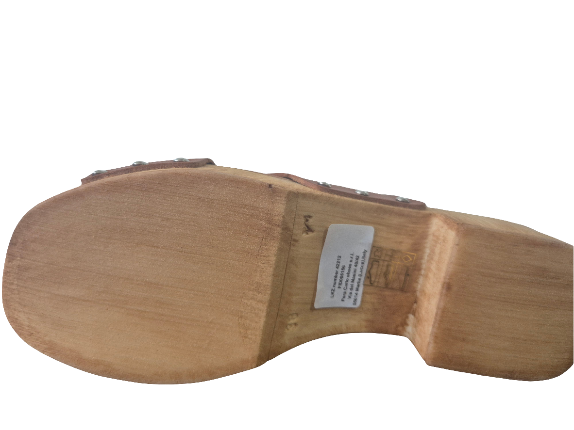 LASCANA Glogs mit Nieten Leder cognac Gr. 38