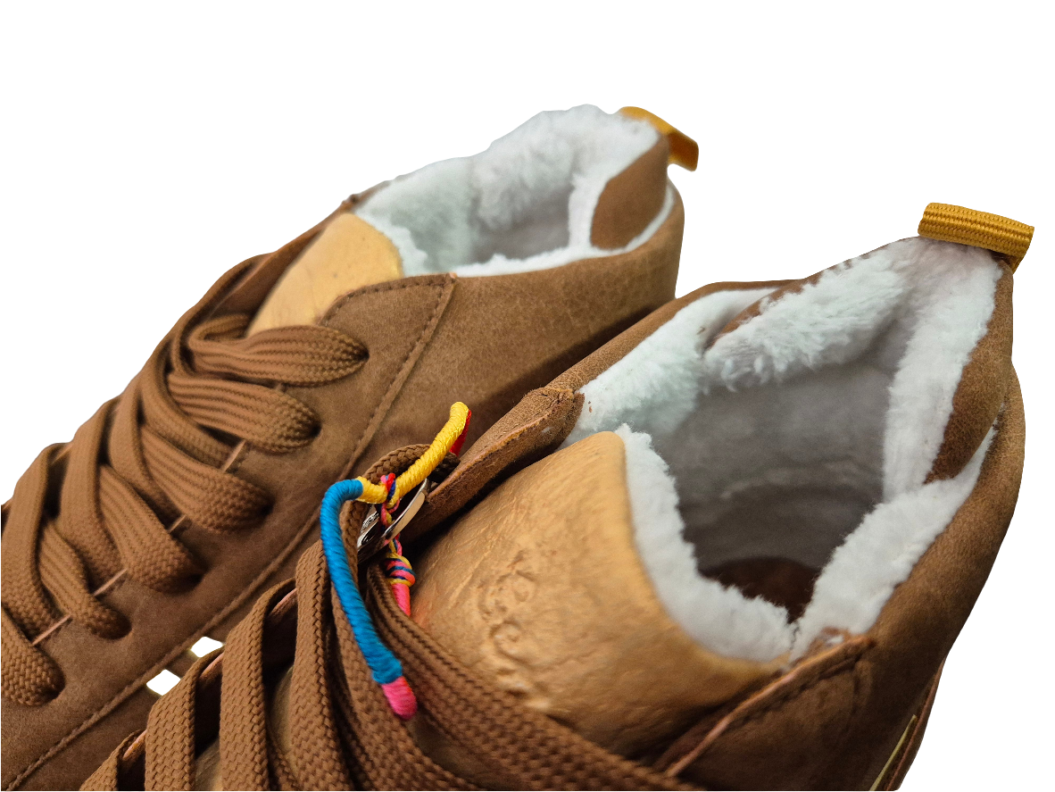GENESIS Sneaker G-Hela Mid Braun-gelb Gr. 39