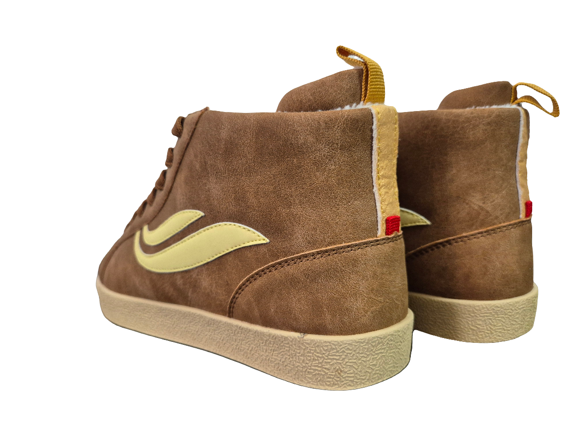 GENESIS Sneaker G-Hela Mid Braun-gelb Gr. 39