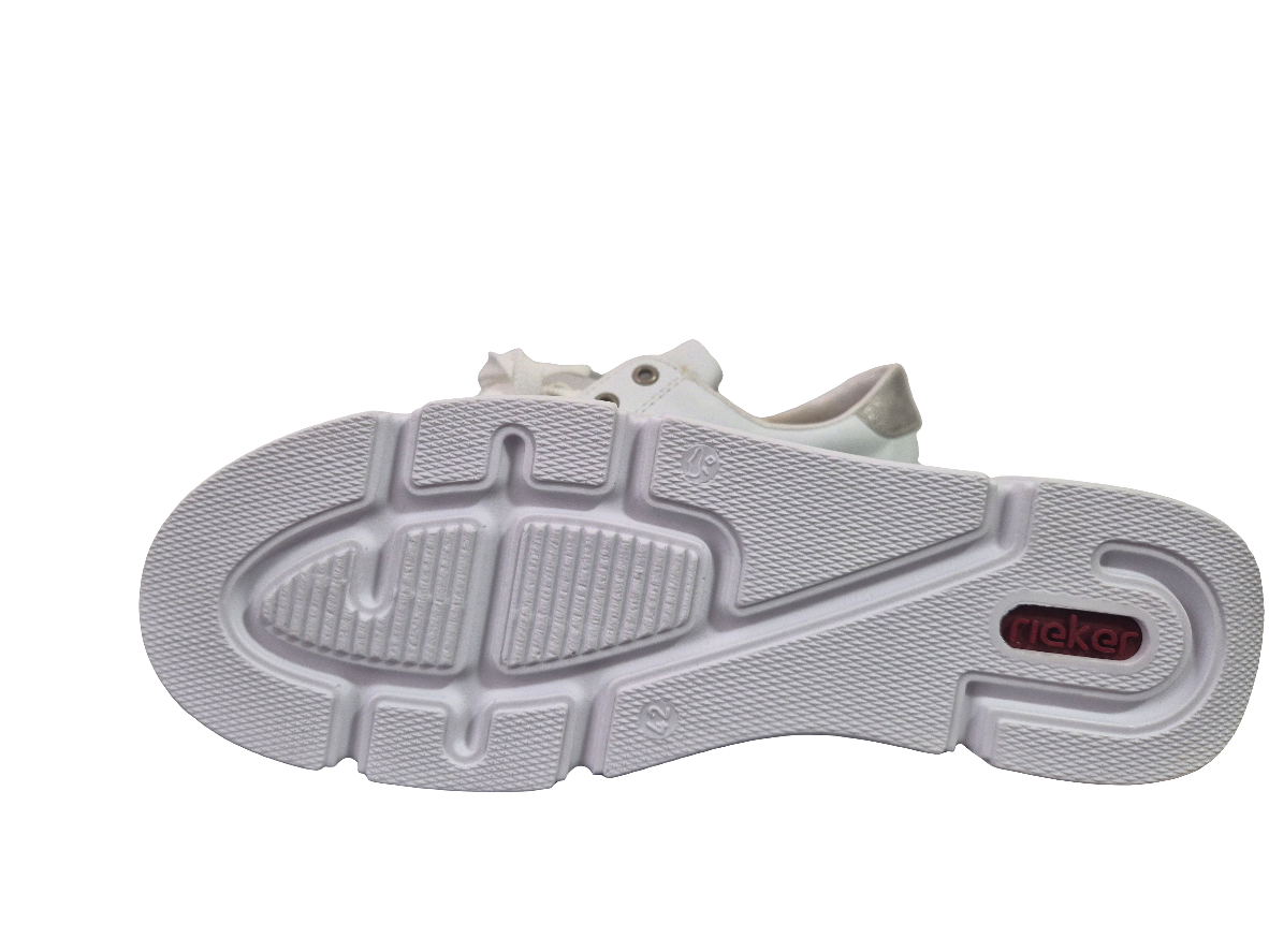 RIEKER Plateausneaker weiß Gr. 42