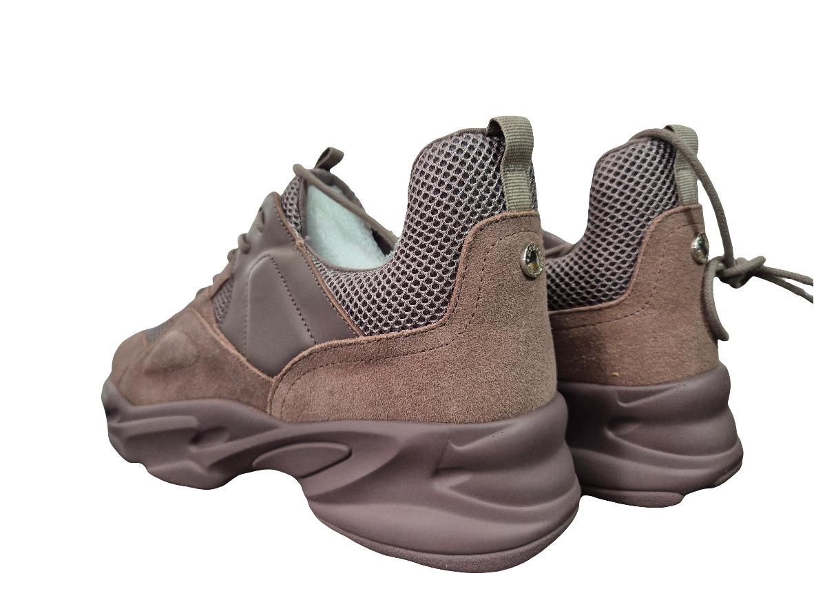 STEVE MADDEN Movement Leder Sneaker lila Gr. 42