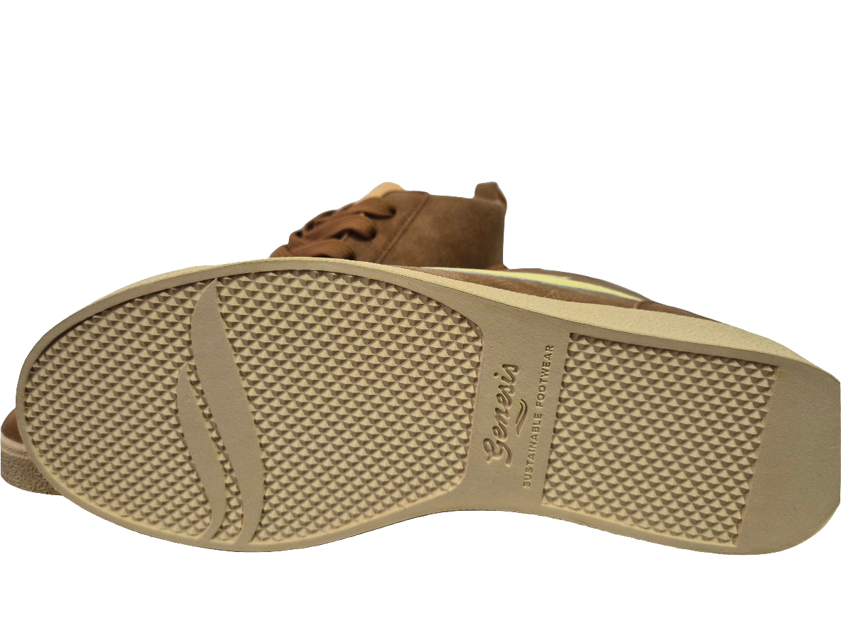 GENESIS Sneaker G-Hela Mid Braun-gelb Gr. 39