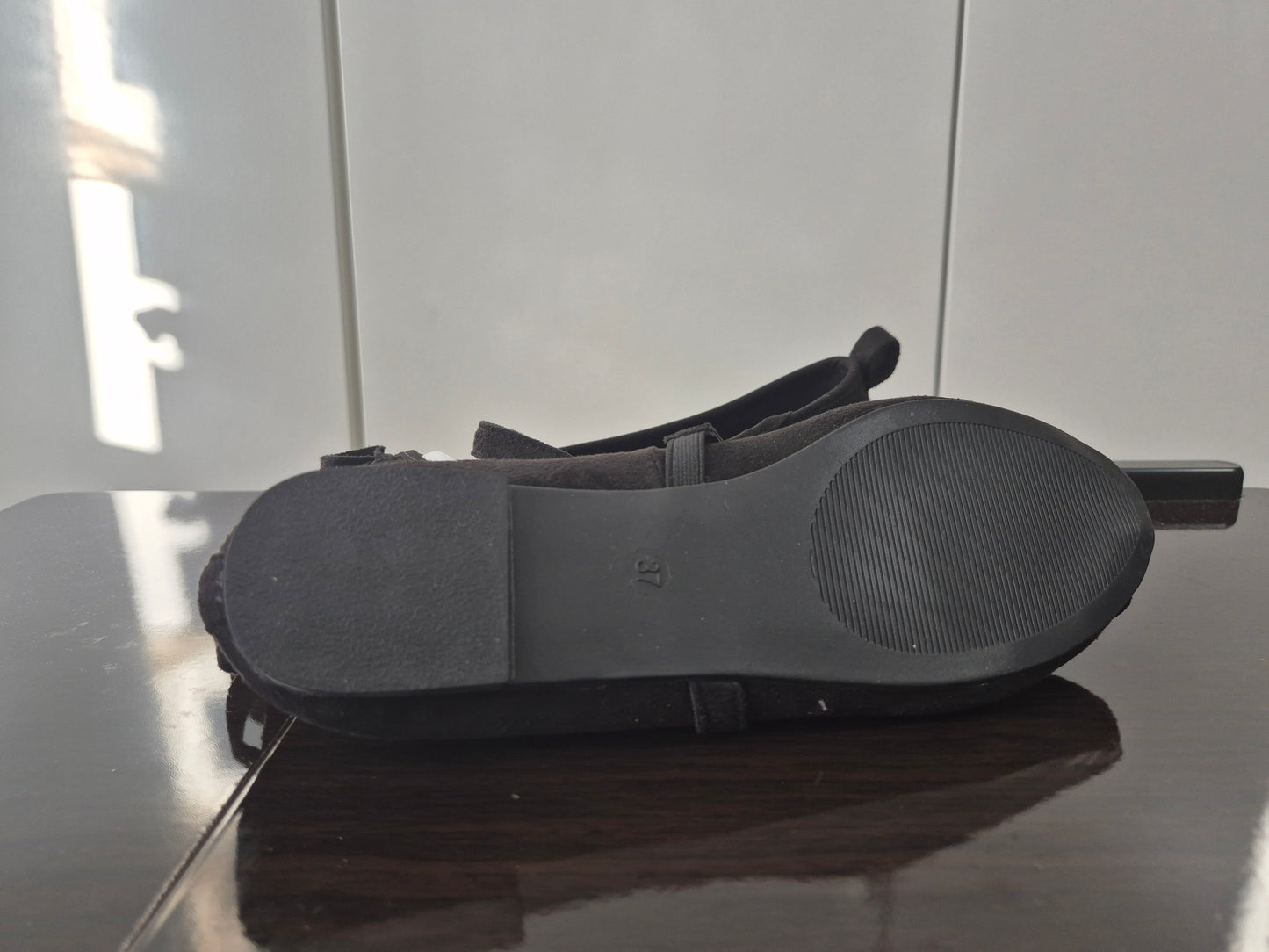 ANISTON SHOES Riemchen Ballerina schwarz Gr. 37