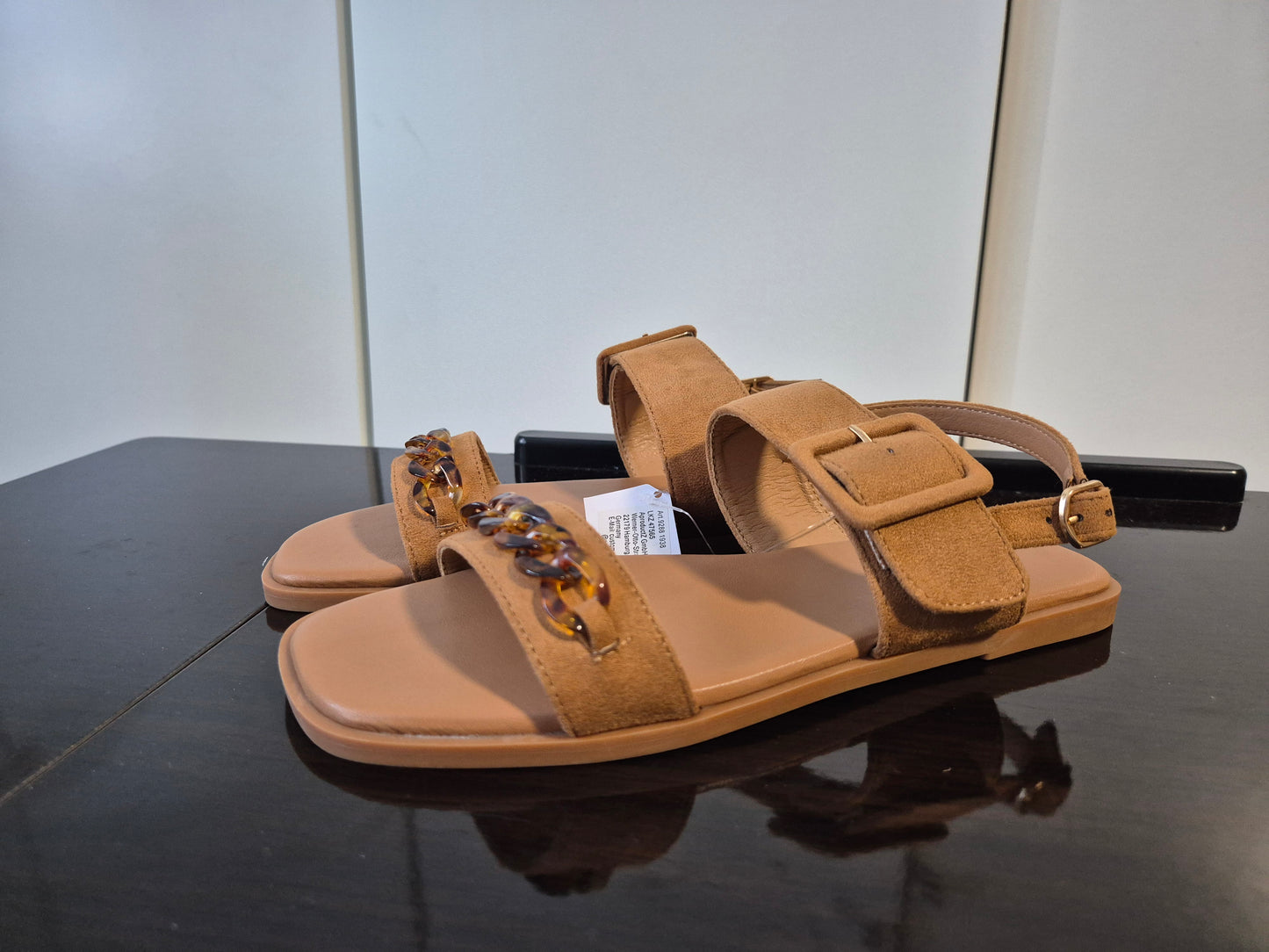 ANISTON SHOES Riemchensandale braun Gr. 37