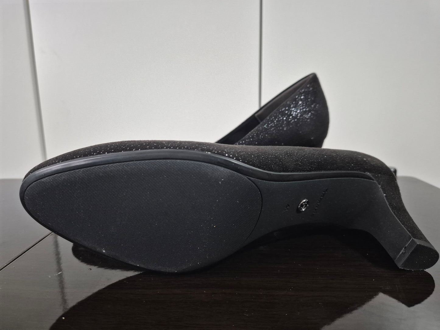 TAMARIS DAENERYS Pumps schwarz mit Glitzer Gr. 41