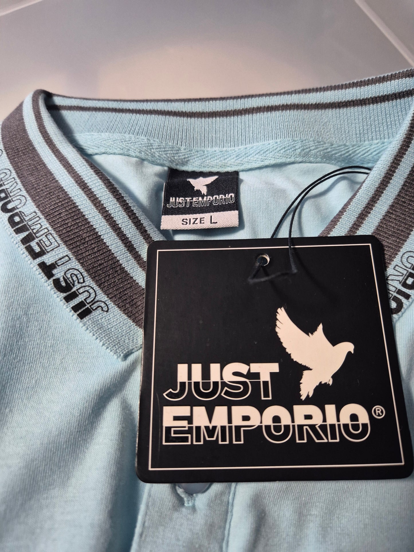 Just Emporio Poloshirt hellblau